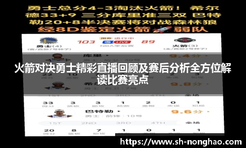 火箭对决勇士精彩直播回顾及赛后分析全方位解读比赛亮点
