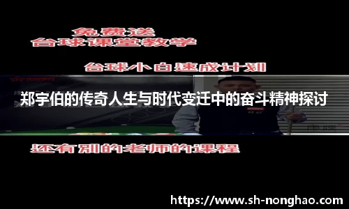 郑宇伯的传奇人生与时代变迁中的奋斗精神探讨